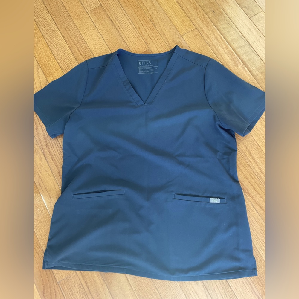 Figs scrub top, large, Dark Harbor *Limited Edition *